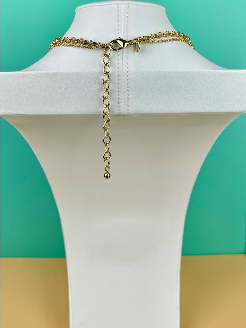 Bold Textured Gold Fringe Statement Necklace by Chico’s – Sculptural Disc Design - Picture 2 of 4